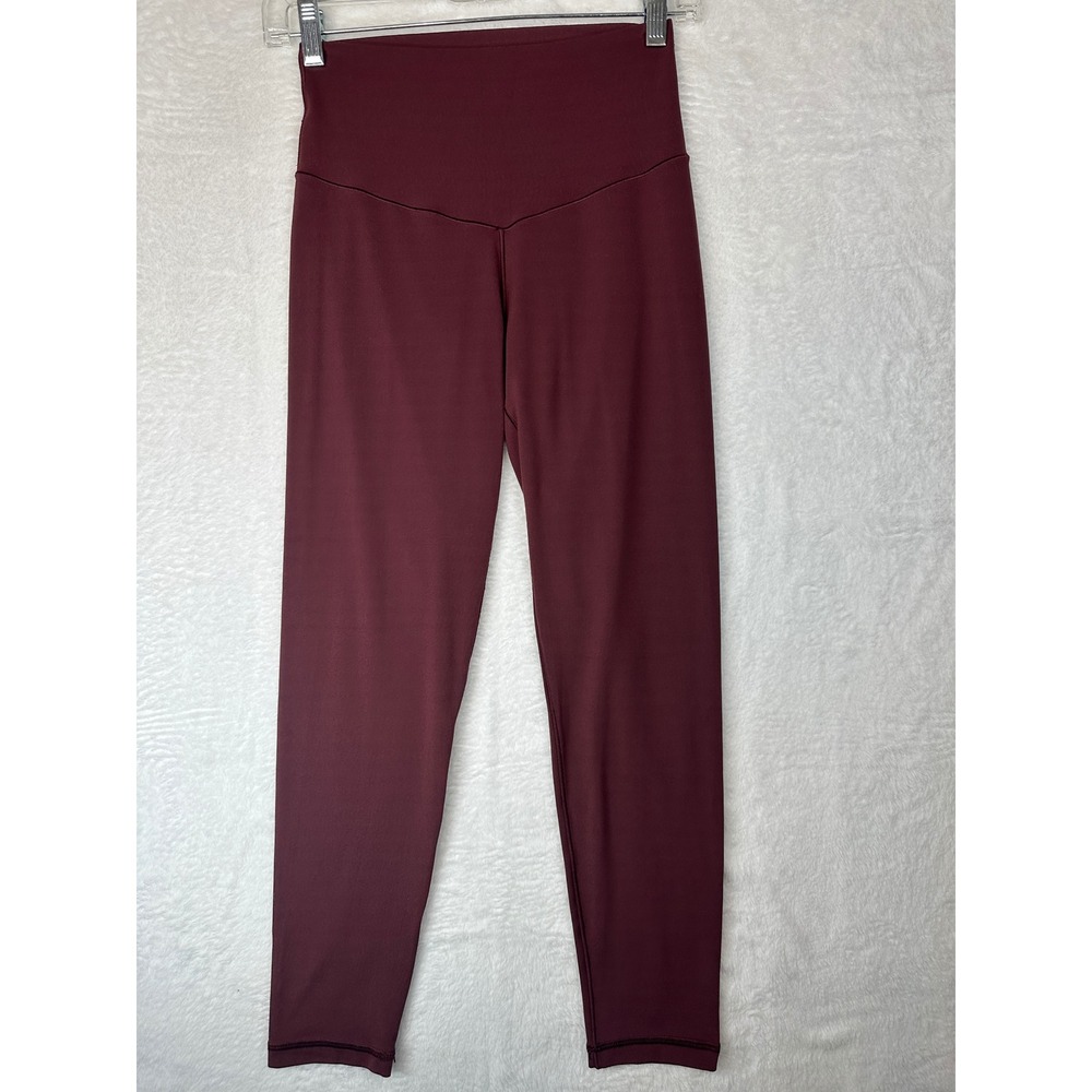 OFFLINE by Aerie Real Me Leggings Womens M Burgundy High Rise 7/8 Length
